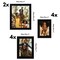 Americanflat Gallery Wall Picture Frames - Set of 10 - 8x10 (2), 5x7 (4), 4x6 (4) - Picture Frame Set - Shatter Resistant Glass - Adjustable Hanging Hardware - Easel for Table Display